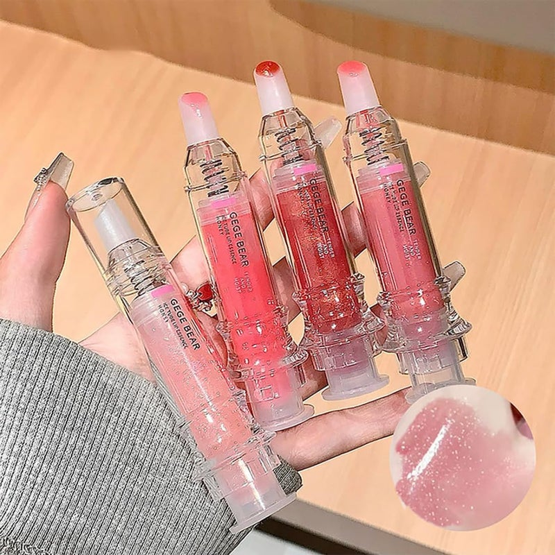 3 Pcs Glitter Lip Gloss Set HighShine Hydrating Nourishing Lip Oil Lip Stain Long Lasting Glossy Liquid Lipstick Lip Glaze Makeup for Women Girls