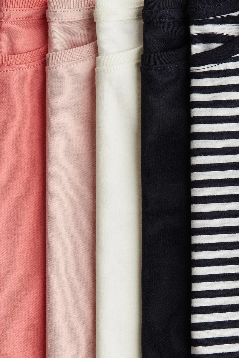 H&M 5-pack cotton T-shirts