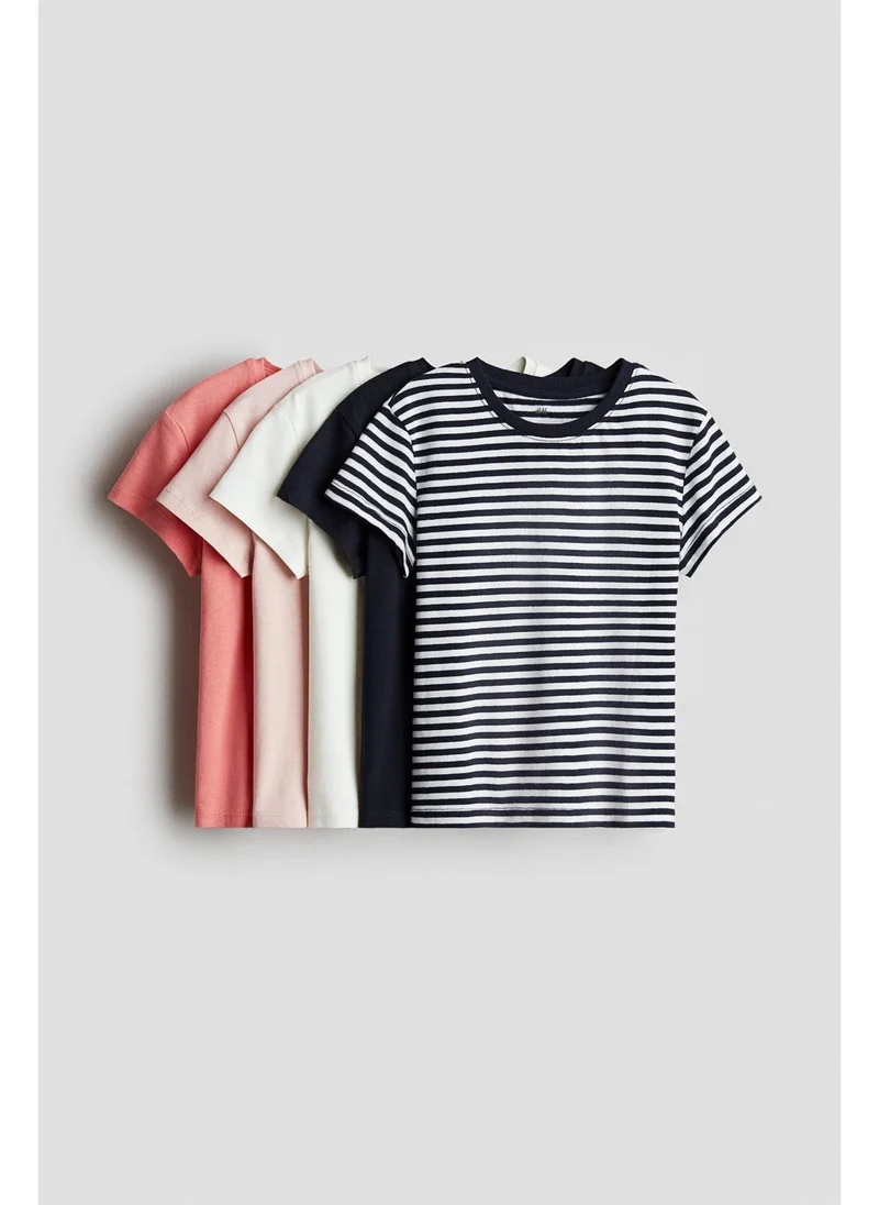 H&M 5-pack cotton T-shirts