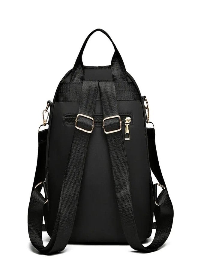 JAISOM Women’s Backpack Small Shoulder Bag Girls Mini Water‑Resistant Anti‑Theft Backpack Black Stylish Lightweight 15L College Office Travel Casual Daypack With Adjustable Straps Secure Compartments - Image 3