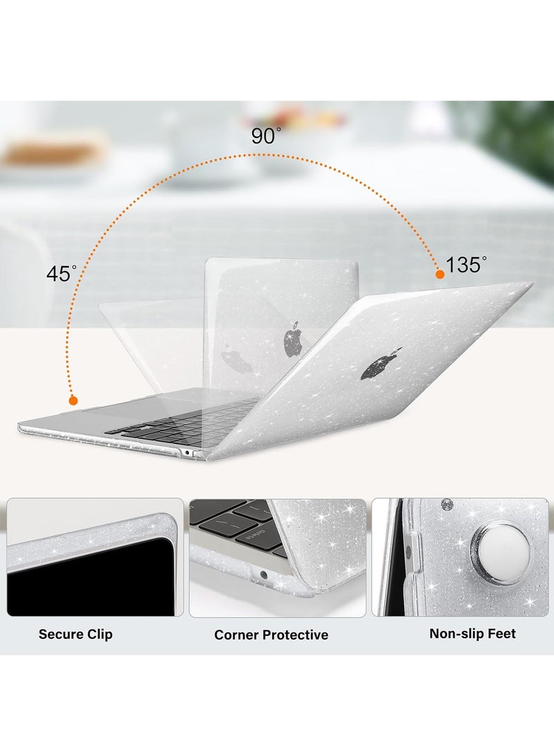 مساحة باردة غطاء حماية لجهاز MacBook Air مقاس 13.6 بوصة (موديلات 2022-2025)، متوافق مع طرازات M4 A3240 وM3 A3113 وM2 A2681، غطاء لوحة مفاتيح صلب لامع لجهاز MacBook Air مقاس 13.6 بوصة - Image 4