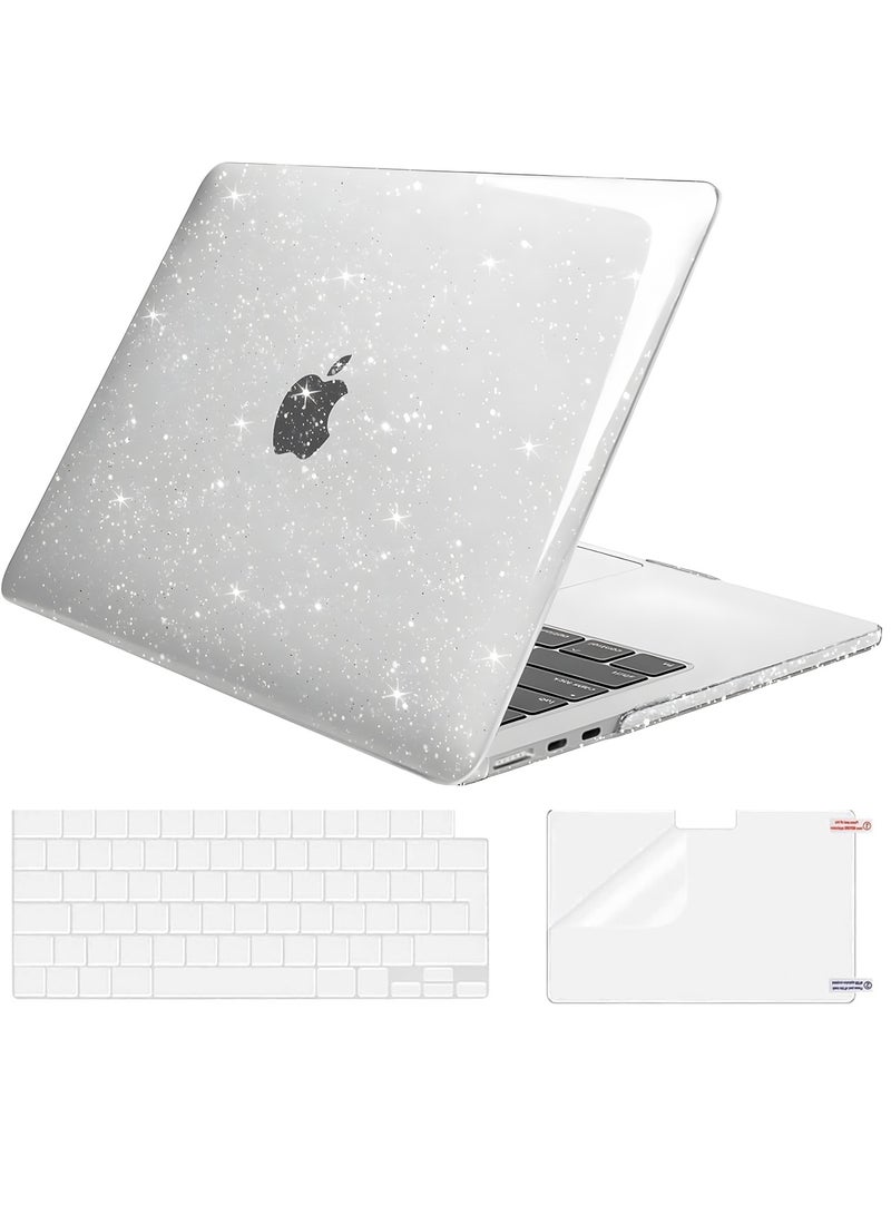 مساحة باردة غطاء حماية لجهاز MacBook Air مقاس 13.6 بوصة (موديلات 2022-2025)، متوافق مع طرازات M4 A3240 وM3 A3113 وM2 A2681، غطاء لوحة مفاتيح صلب لامع لجهاز MacBook Air مقاس 13.6 بوصة - Image 1