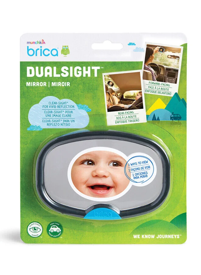 Munchkin Dual Sight Baby Car Mirror For Rear Or Forward Facing Child