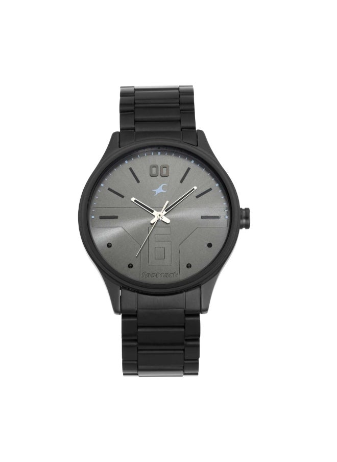 fastrack Fastrack Bare Basics Analog Grey Dial Men's Watch-3247NM02/NP3247NM02, Grey, strap  - Image 1
