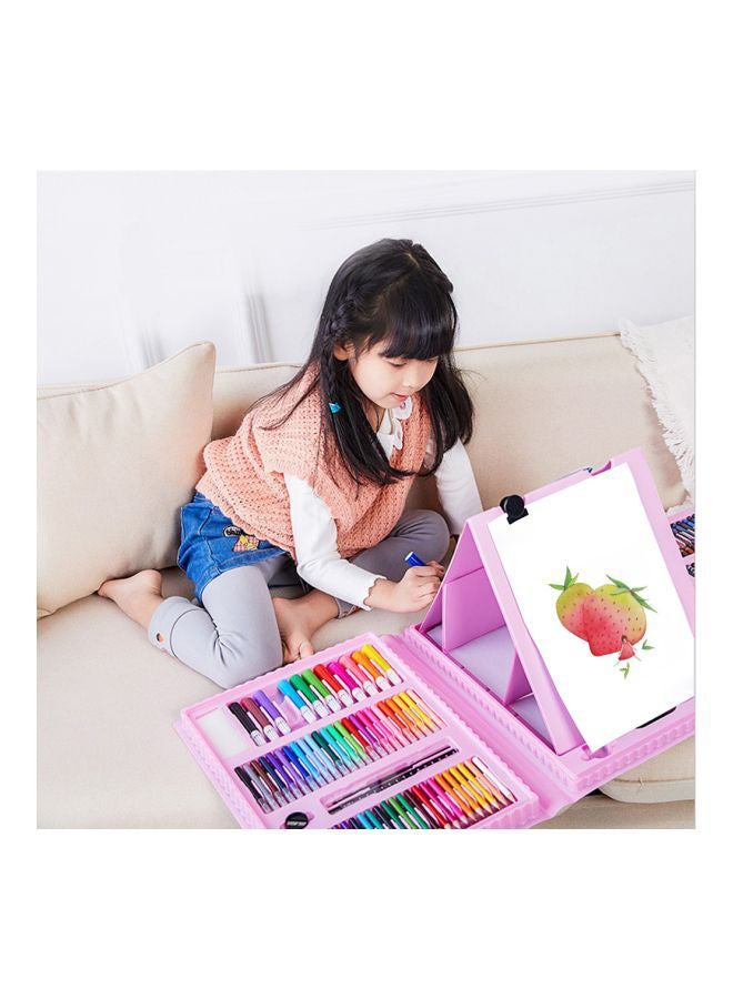 208-Piece Art Drawing Set Pink/Blue - Image 4