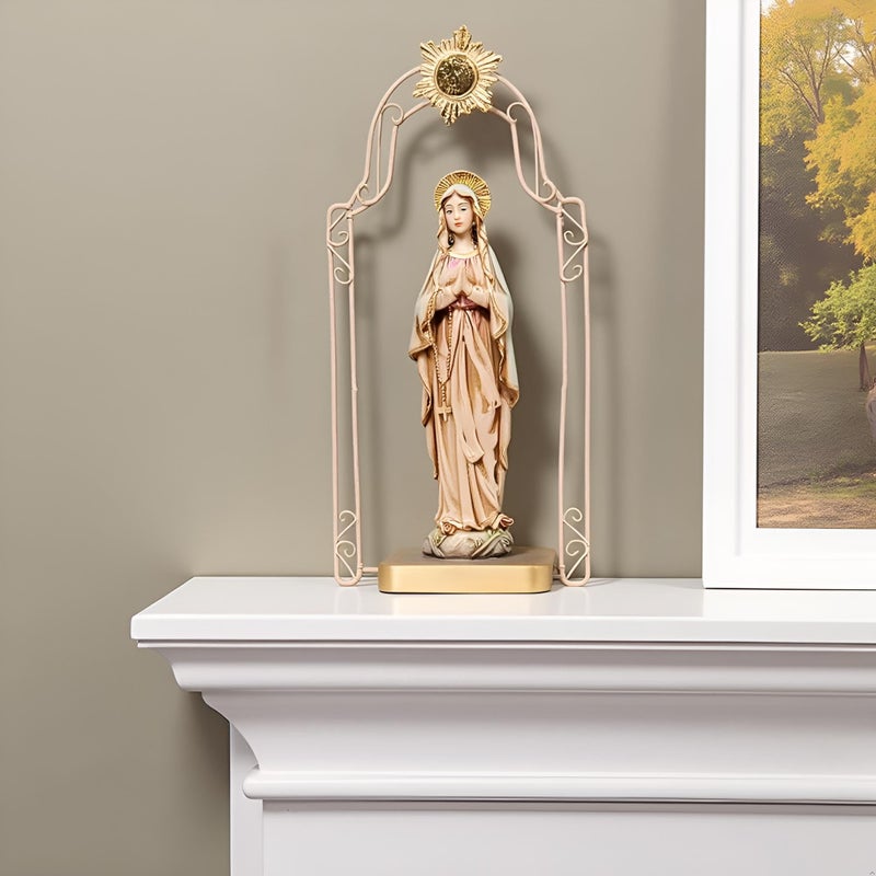 Comfy Hour Mindful and Sacred Collection 11" Religious Praying Virgin Mary Statue, The Blessed Mother of The Immaculate Concepcion Home Madonna Figurine, Polyresin - Image 4