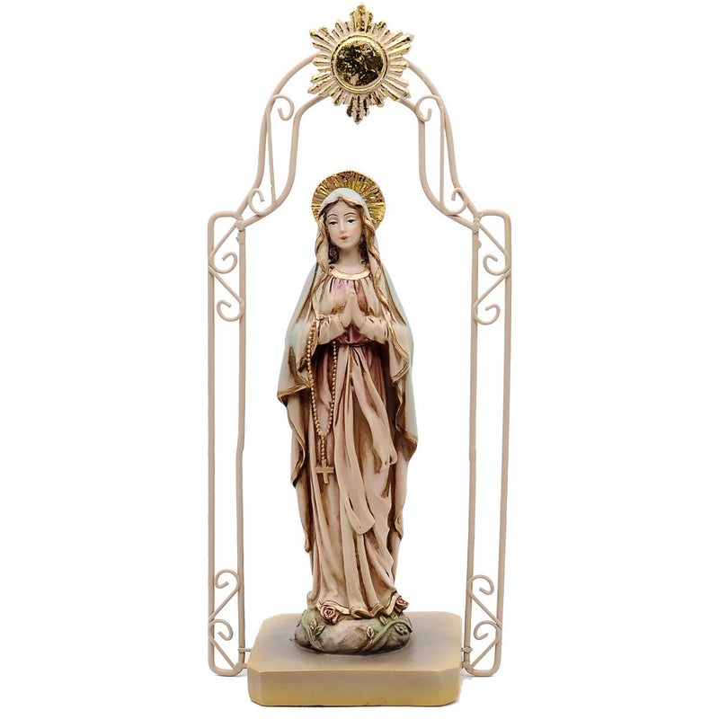 Comfy Hour Mindful and Sacred Collection 11" Religious Praying Virgin Mary Statue, The Blessed Mother of The Immaculate Concepcion Home Madonna Figurine, Polyresin - Image 1