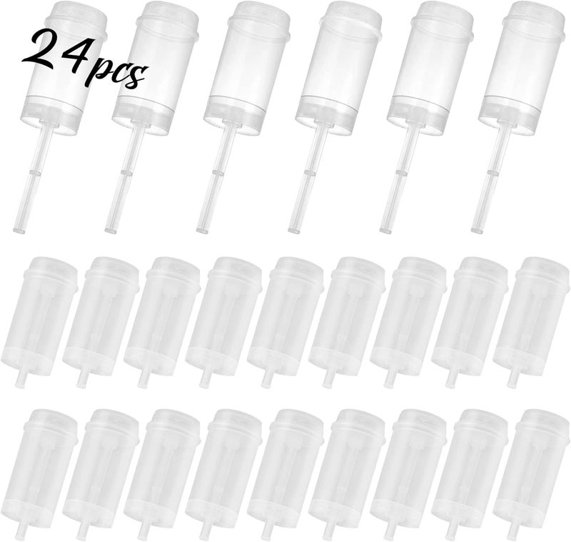 Csdtylh 24 Pack Cake Push Pop Containers with Lids, Reusable Cake Push Pops, Muti-purpose Push Pop Cake Containers, Plastic Cake Push-up Pop Shooter for Cupcake, Confetti, Homemade Ice Cream,Desserts - Image 1