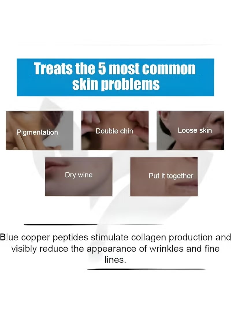 هويجي ٣ عبوات من سيروم ببتيد النحاس الأزرق المضاد للشيخوخة - تركيبة مُنعشة للبشرة مع خلاصة مُشرقة لوجه مُشرق، ٣٠ مل*٣ - Image 3