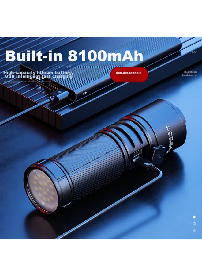 SupFire High-Intensity Flashlight, Ultra-Bright, Long-Lasting, Long-Range Illumination, Military-Grade Brightness, Outdoor And Home-Specific, Sky-Piercing, 100000 Lumens - Image 5
