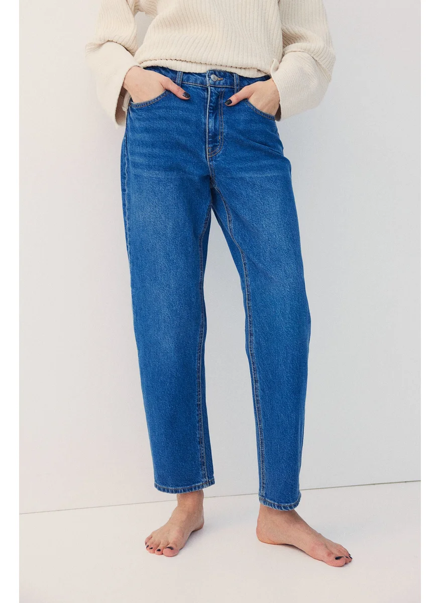 H&M Slim Straight High Ankle Jeans