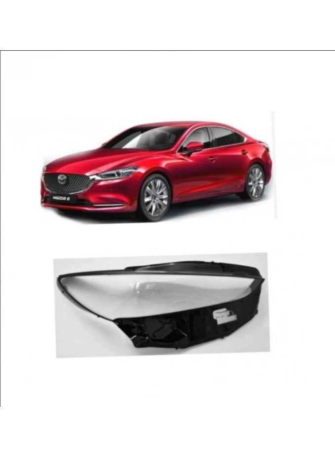 Right Headlight Lens for Mazda 6 2019–2025 Clear UV Resistant Design Compatible with Original Headlight Assembly - Image 2