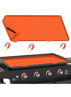 Hydream 36" Griddle Mat Silicone for Blackstone, Magnetic Protective Top Covers for Blackstone Protector Outdoor-Orange  - Image 1