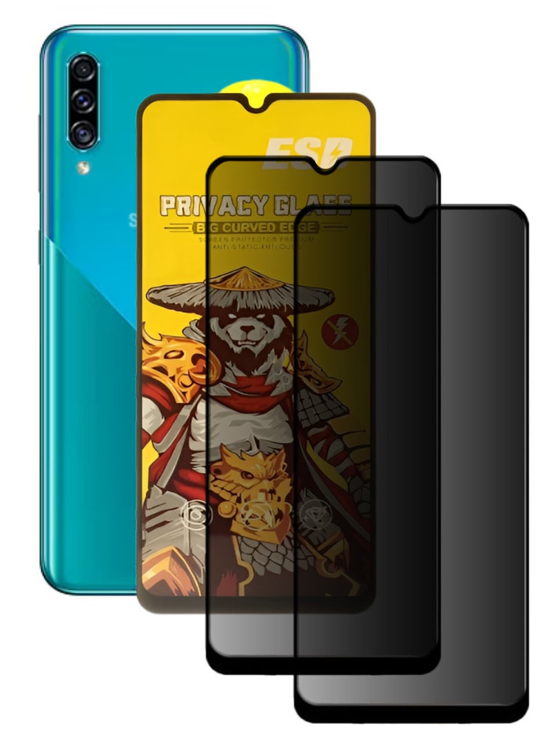 ESD 2 Pieces Tempered Dustproof Privacy Glass Screen Protector Compatible For Samsung Galaxy A30s - Image 1