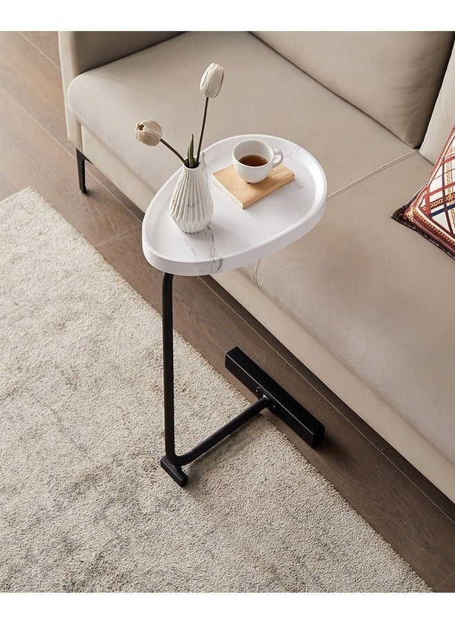 fashionhome - Modern Design Luxury Coffee Tables Oval Marble Design Living Room Home Furniture 45 x 30 x 60 cm - Image 1
