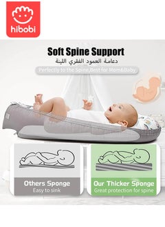hibobi Foldable Baby Pad With Pillow And Blanket, Removable And Portable Crib For Washing  - Image 3