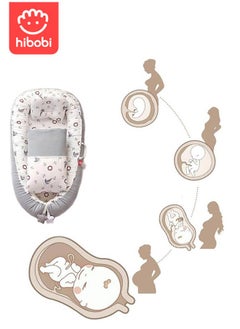 hibobi Foldable Baby Pad With Pillow And Blanket, Removable And Portable Crib For Washing  - Image 5