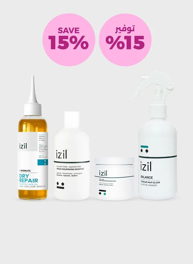 IZIL Dry Repair Hair Kit, Savings 15%