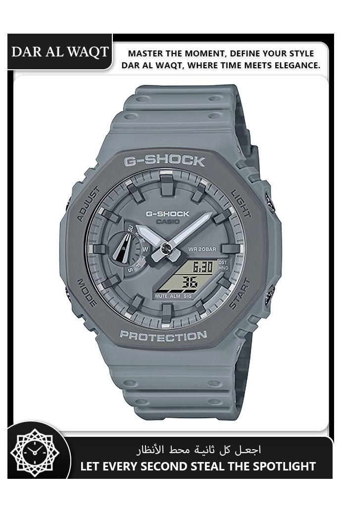 CASIO G-SHOCK GA-2110ET-8A Transparent Carbon Fiber Watch LED Backlight  Multi-function Timer 200m Water Resistance Men's Fashion Timepiece - Image 1