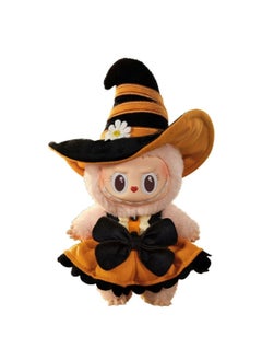 Generic POP MART Labubu Vinyl Plush Pumpkin Monster Carnival Keychain  - Image 1