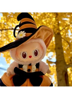 Generic POP MART Labubu Vinyl Plush Pumpkin Monster Carnival Keychain  - Image 2
