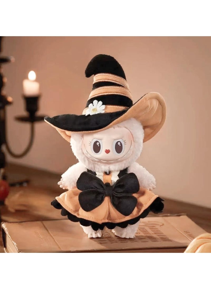 POP MART Labubu Vinyl Plush Pumpkin Monster Carnival Keychain  - Image 3