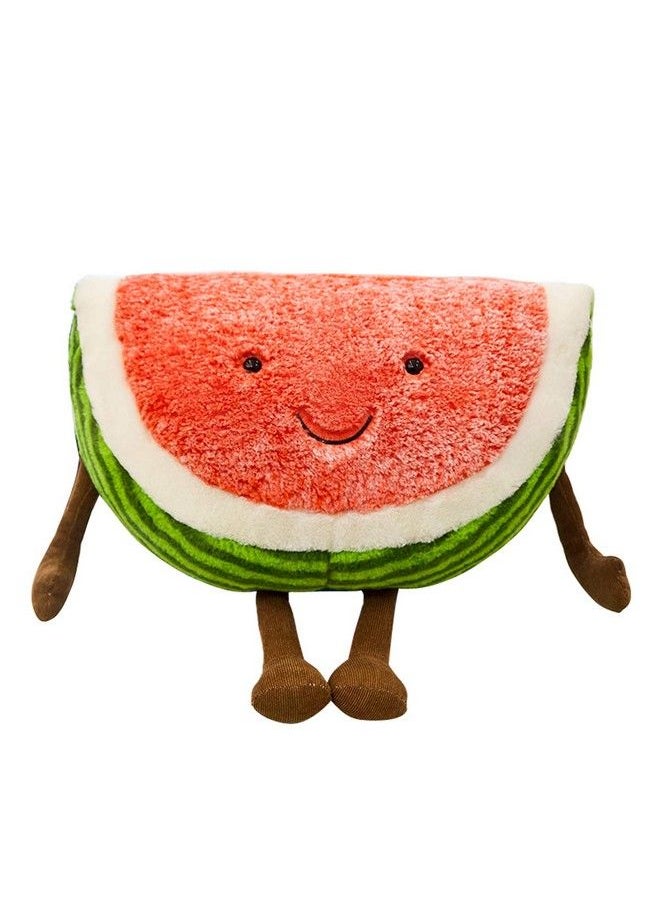 AngelGift - Cuddly Big Soft Toys Fruit Serie Watermelon Stuffed Animals Toy Cushion Doll 12" /30Cm Watermelon Plushie Toys Best Birthday Gifts For The Children Kids Baby Toys - Image 1