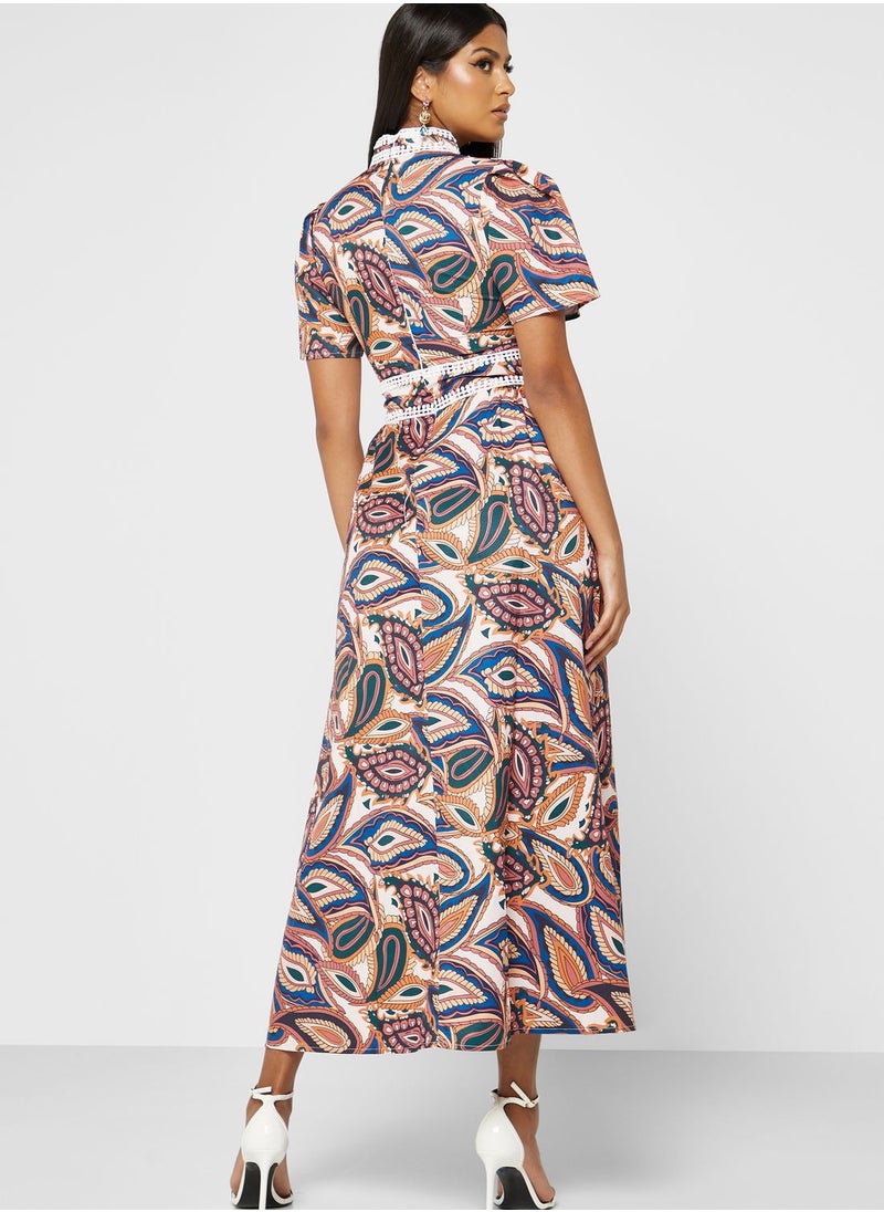Khizana - Printed Dress - Image 1