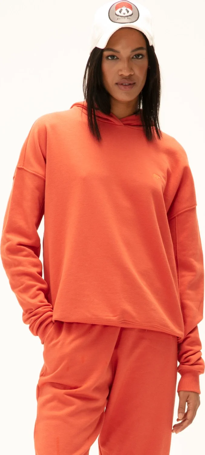 باد بير Welcome Hooded Women's Cinnamon Sweatshirt