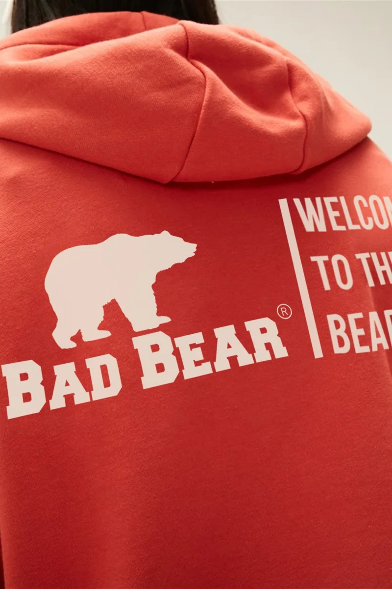 باد بير Welcome Hooded Women's Cinnamon Sweatshirt