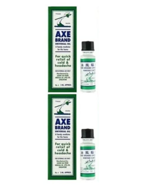Two pieces: Universal cold and headache oil, 3 ml