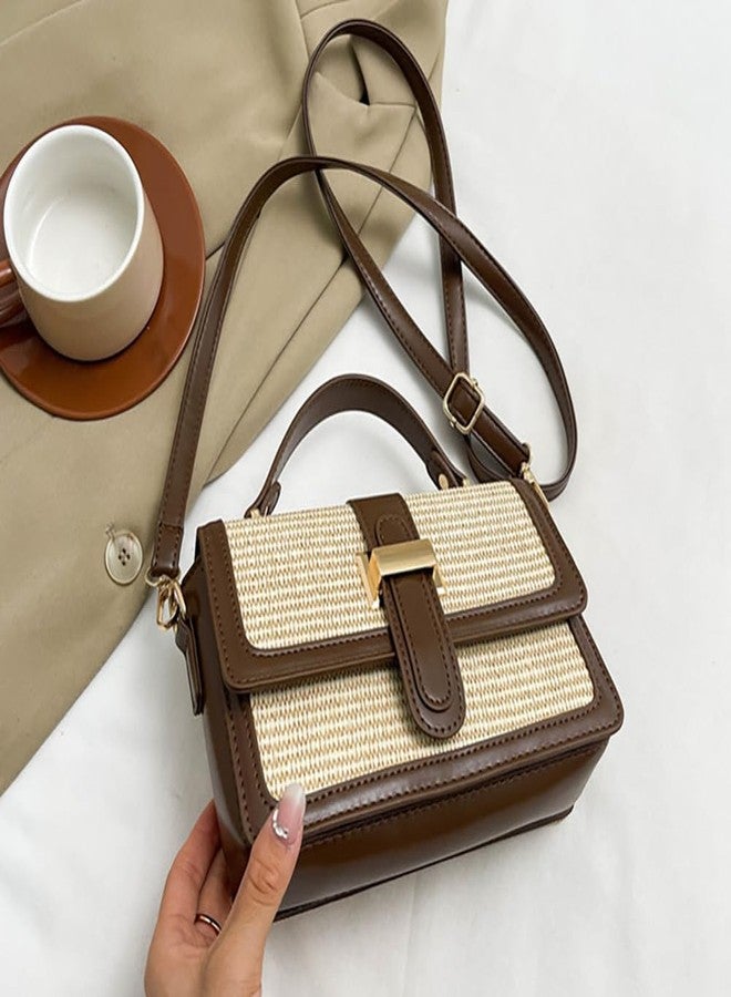AISIWAN Women’s Trendy Straw Shoulder Bag Straw Crossbody Bags For Women Summer Clutch Purse Straw Beach Purse For Vacation Travel 2025 - Image 3