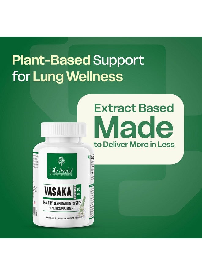 Life Aveda Vasaka - 60 veg Capsules - Image 5