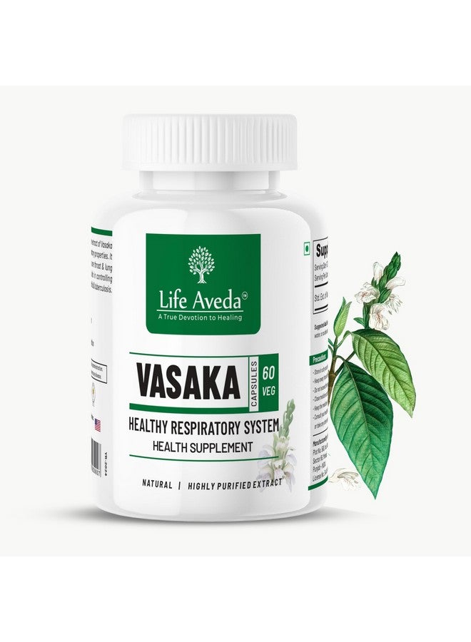 Life Aveda Vasaka - 60 veg Capsules - Image 1
