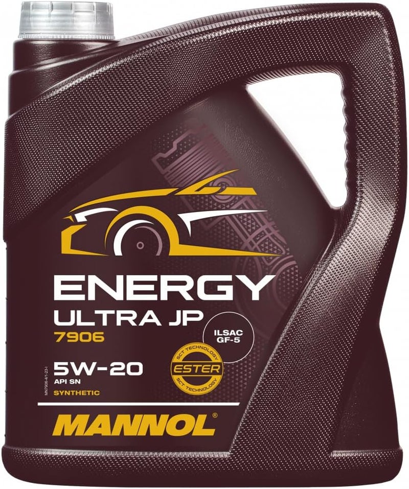 Mannol Energy Ultra JP 5W-20 Synthetic Engine Oil - Image 1