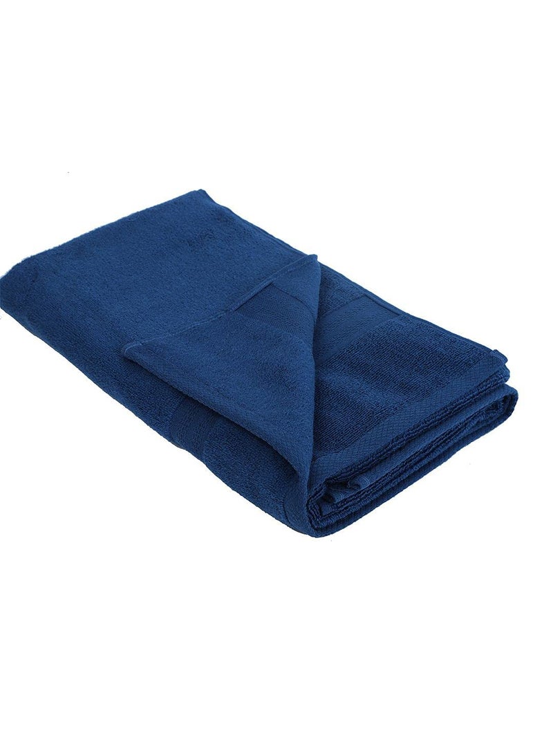 BIANCA Ultra Soft Zero Twist 100% Cotton Towel (Aerocore Tech) -2pc Bath Towel (Paradiso) - Super Absorbent, Fluffy, AeroCore Organic Technology - for Men, Women, Gym, Kitchen Solid-Navy - Image 4