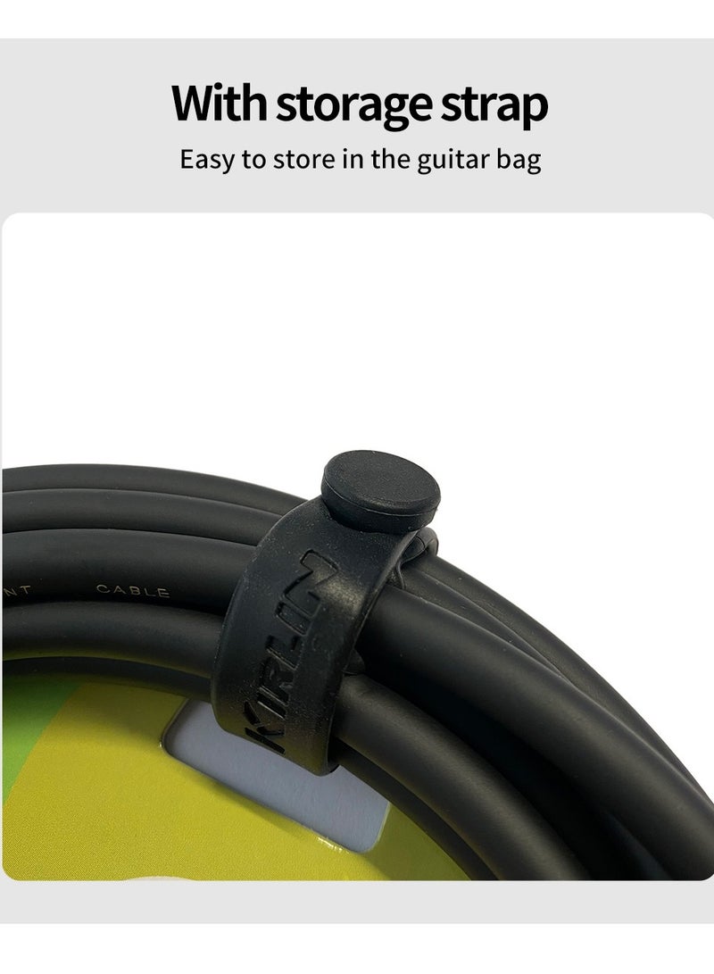 Generic 3M Guitar Cable – Dual Straight Plugs, Model IC-241B, For Guitar & Bass  - Image 4