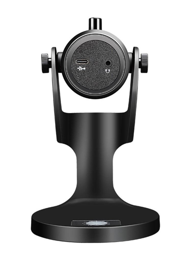 RGB USB Condenser Podcast Microphone, Suitable for PC/MAC/Ps4/iPhone/iPad/Android with Mute Button and Monitor Headphone Jack, Cardioid Mode, Great for Games, Streaming,YouTube, Music Recording
