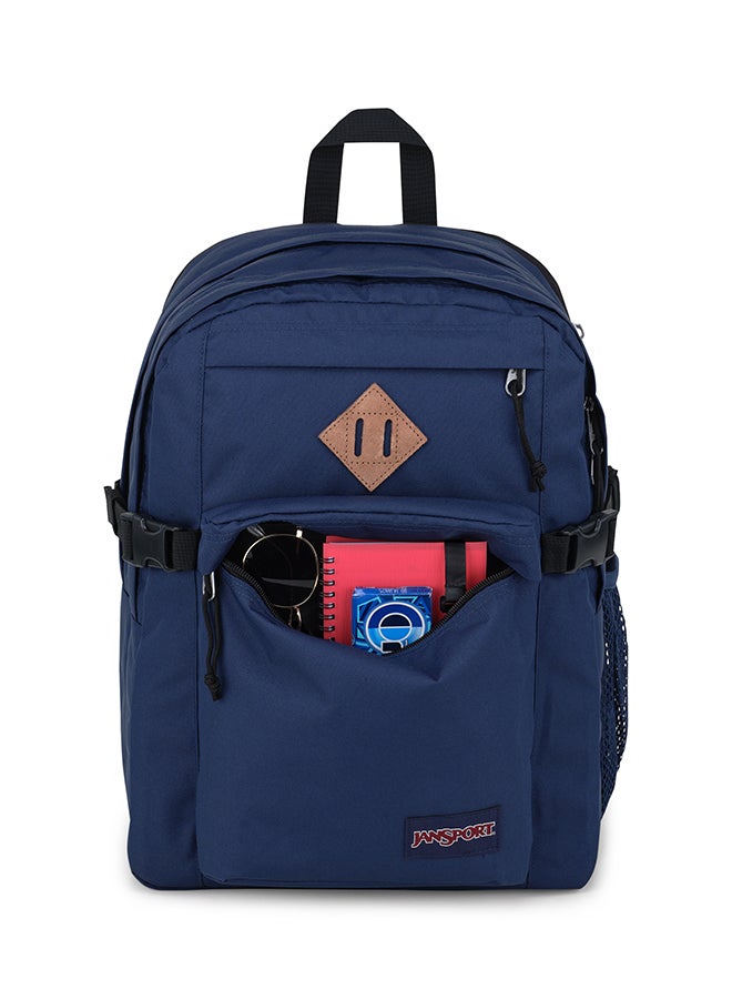 JANSPORT Main Campus Large Laptop Backpack - Navy - Image 3