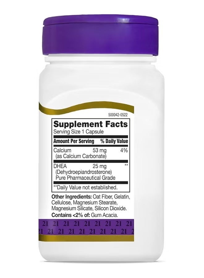 القرن الحادي والعشرون ديهيدرو إيبي أندروستيرون 25 ملغ 90 كبسولة - Image 5