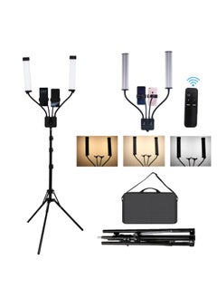 General D-5X Double Arm Lamp Set With Anti-folding Bracket Internet Celebrity Beauty Anchor Photography Lighting Hot Sale In Foreign Trade-Color:8 Inch Mirror With Screws  - Image 2
