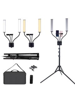 General D-5X Double Arm Lamp Set With Anti-folding Bracket Internet Celebrity Beauty Anchor Photography Lighting Hot Sale In Foreign Trade-Color:8 Inch Mirror With Screws  - Image 5