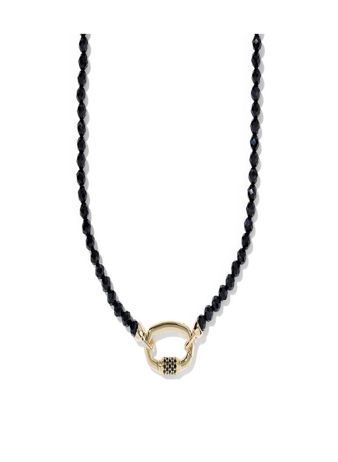 كيندرا سكوت، عقد نسائي من خرز إيمري، ذهبي وأسود، مقاس واحد - Image 1