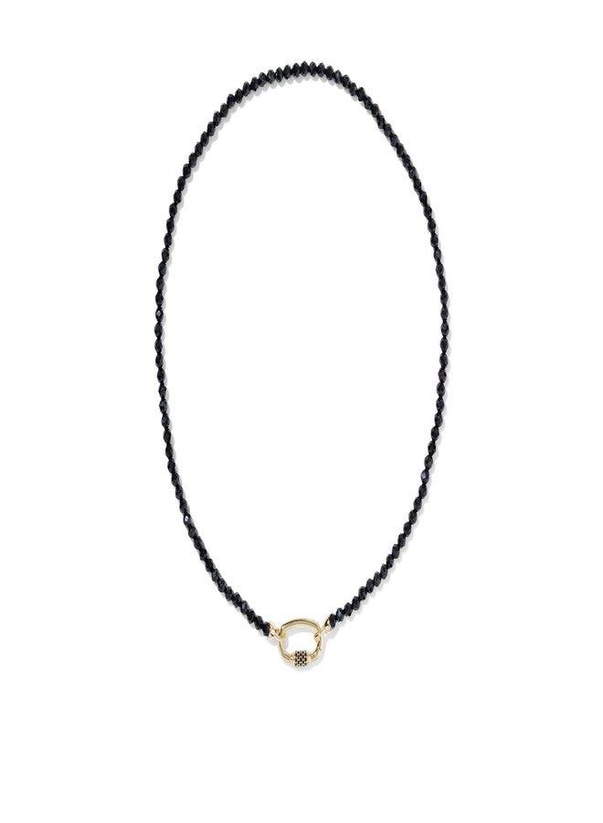 كيندرا سكوت، عقد نسائي من خرز إيمري، ذهبي وأسود، مقاس واحد - Image 2