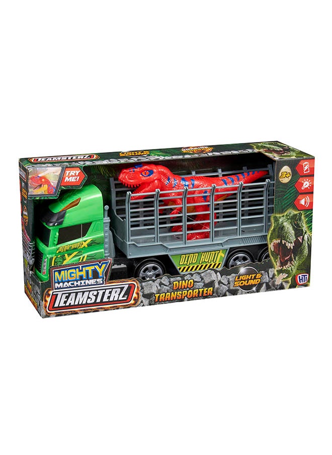 TEAMSTERZ - Mighty Machines Light & Sound  Dino Transporter - Image 1