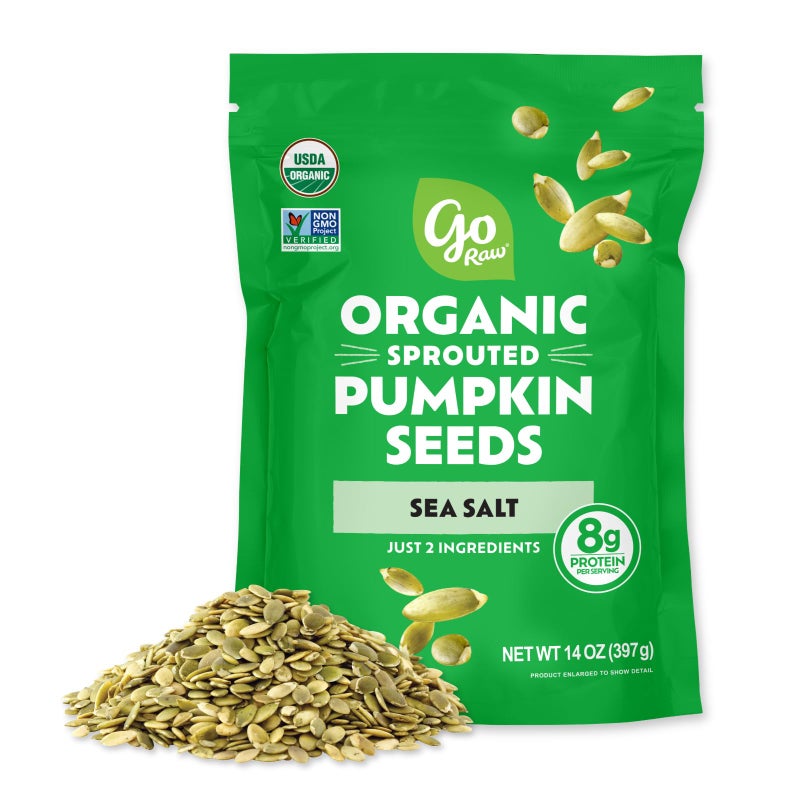 Go Raw Organic Sprouted Pumpkin Seeds, 14 Oz - Image 1