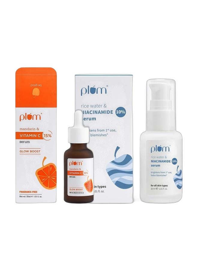 Plum Glow & Clarify Serum Combo - Image 1