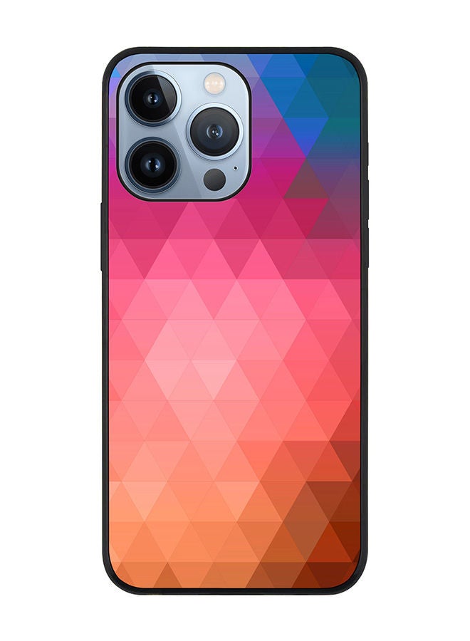 Stylizedd Rugged Black edge case for Apple iPhone 13 Pro Slim fit Soft Case Flexible Rubber Edges Anti Drop TPU Gel Thin Cover - Anna's Prism - Image 1