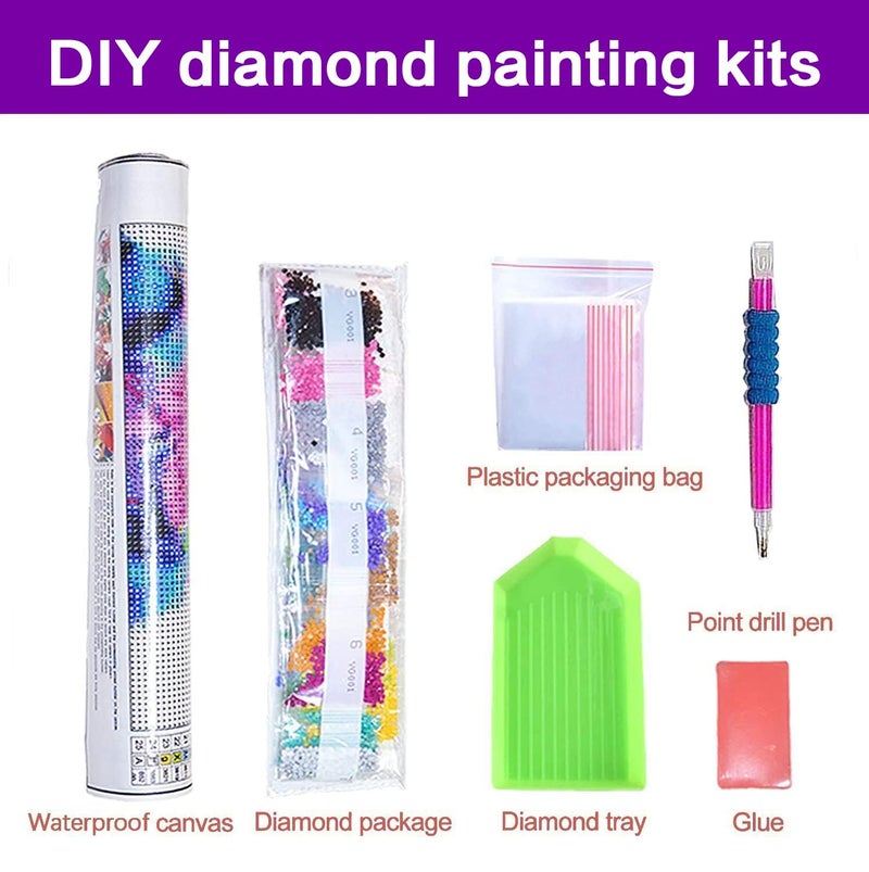 croshom Dream Catcher 5D Diamond Art Kits, Butterfly Diamond Painting Kits for Adults Beginners, DIY Full Round Drill Paint by Diamond Gem Art, Home Wall Decor 12 x 16 Inch - Image 5
