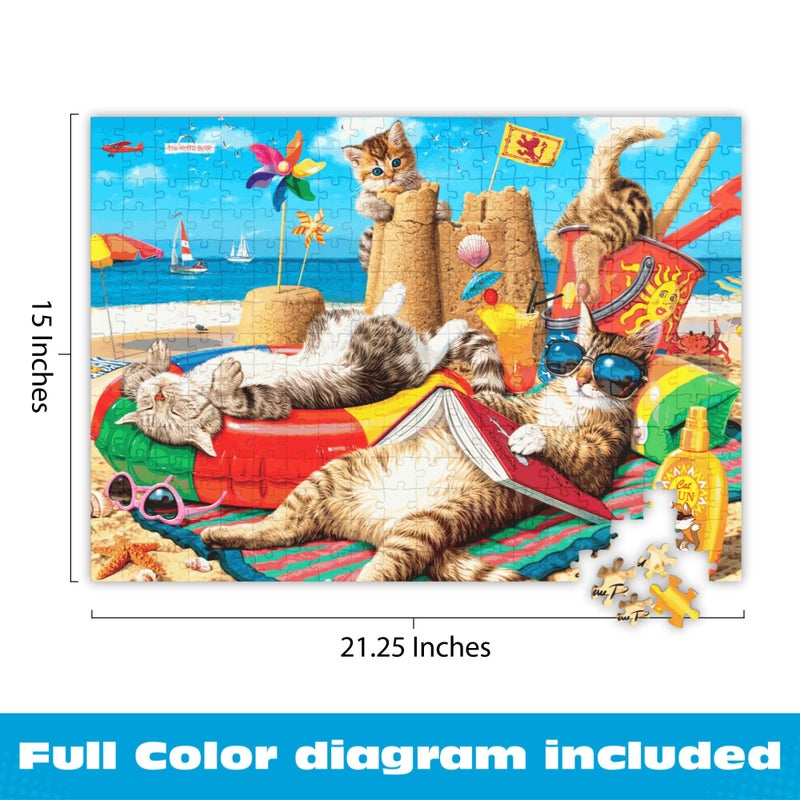 Buffalo Games - Steve Read - Beachcombers - 300 Piece Jigsaw Puzzle For Adults -Challenging Puzzle Perfect for Game Nights - Finished Size is 21.25 x 15.00 - Image 5